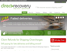 Tablet Screenshot of direct-recovery.com
